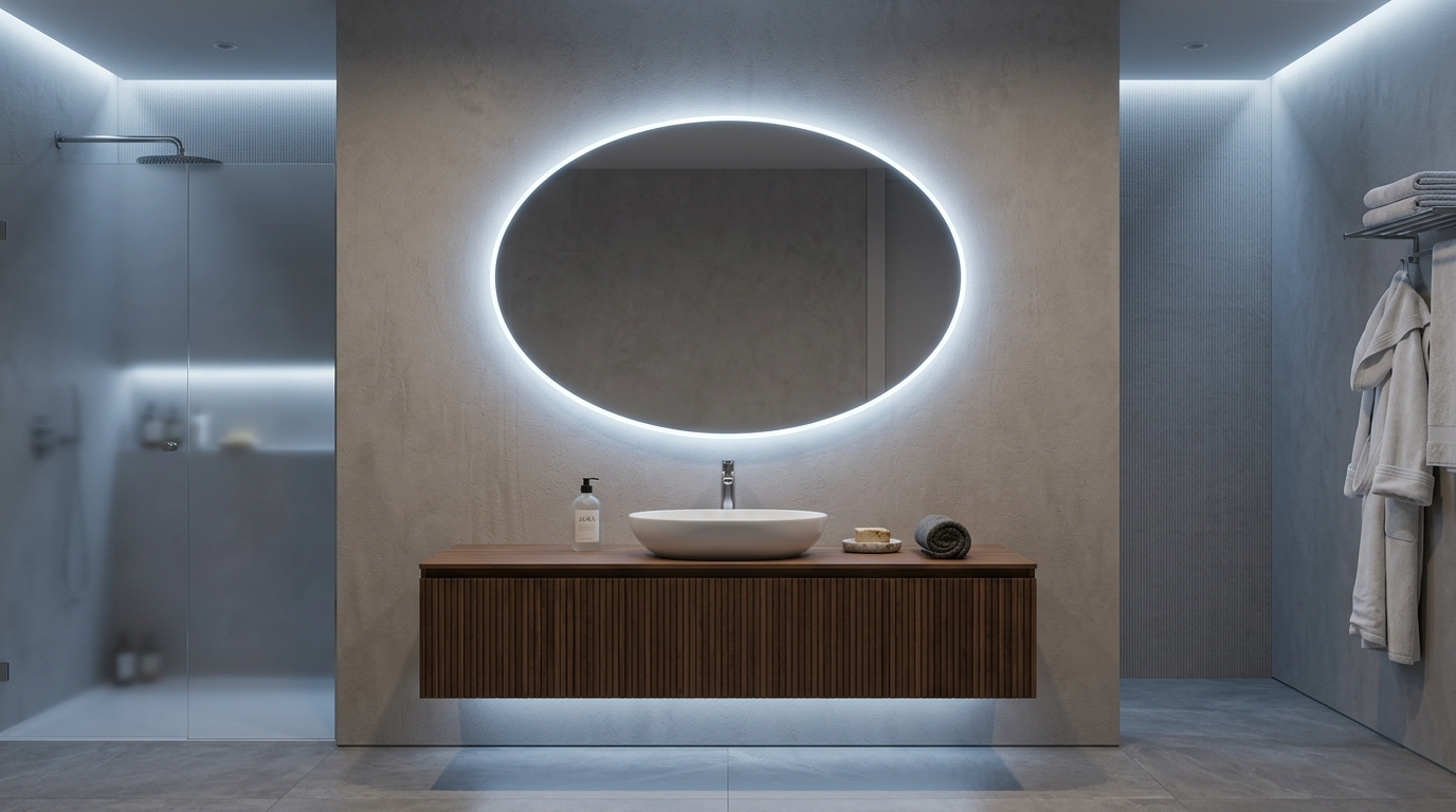 Layer side lighting for flattering results